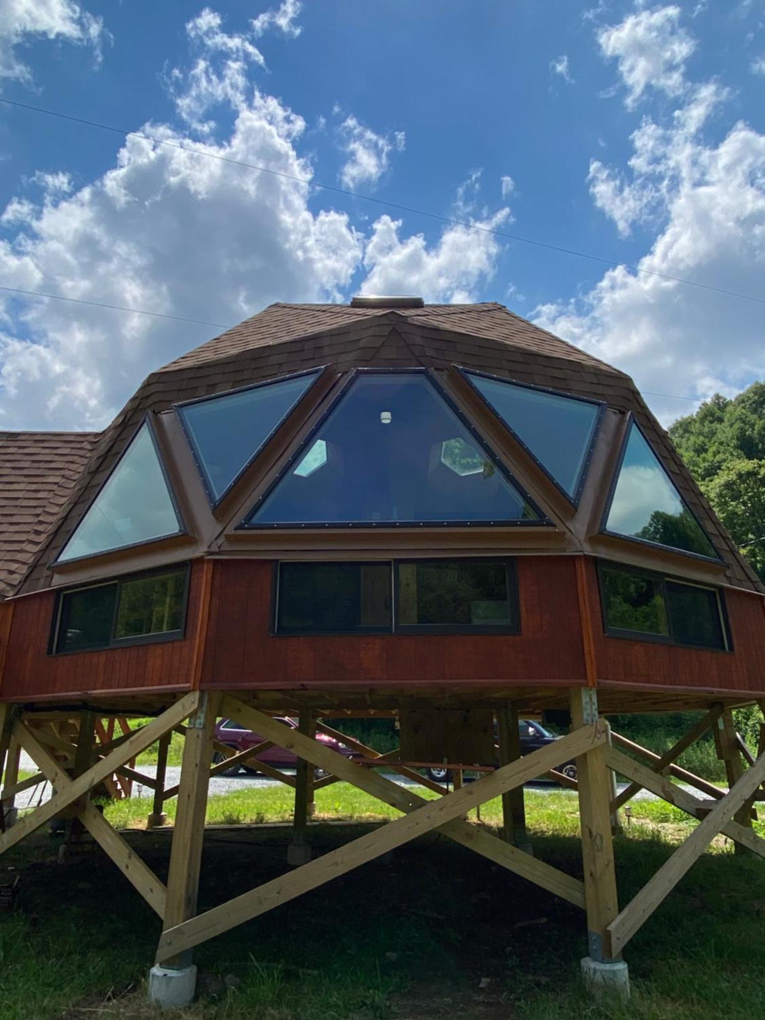 הוילה Topton Natahala Glamping Red Dome #23 מראה חיצוני תמונה