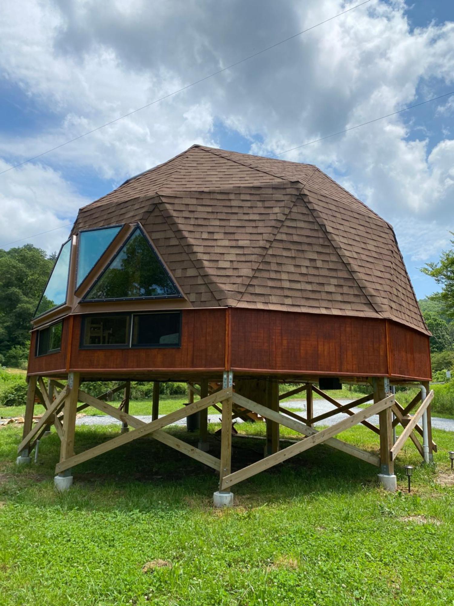 הוילה Topton Natahala Glamping Red Dome #23 מראה חיצוני תמונה
